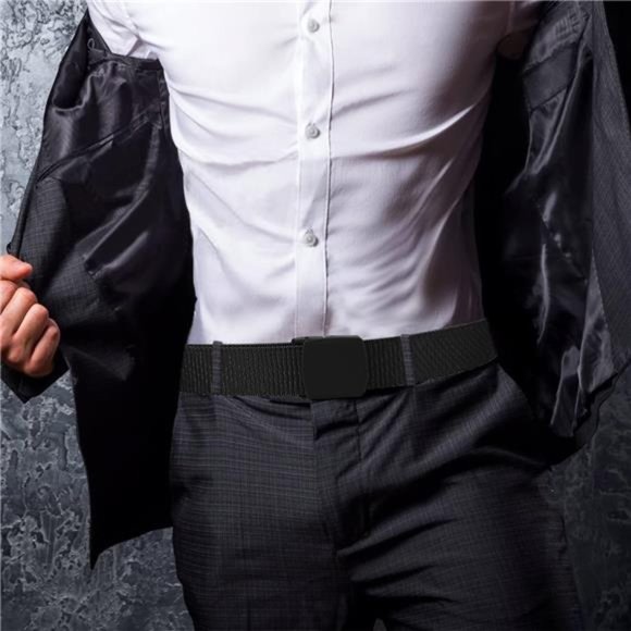 8Pcs Nylon Military Tactical Plastic Buckle Belt Webbing Canvas Outdoor Web Belt - Picture 3 of 7